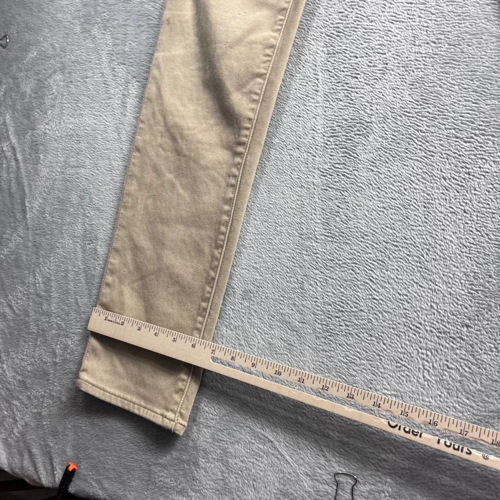 Banana Republic Traveler Pants Mens 28x32 Slim Fit Khaki Tan Stretch‎ Chino